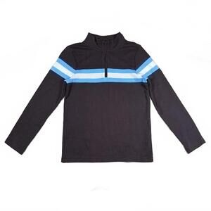 Urban Pipeline Women’s Quarter Zip Sweater Brown Blue